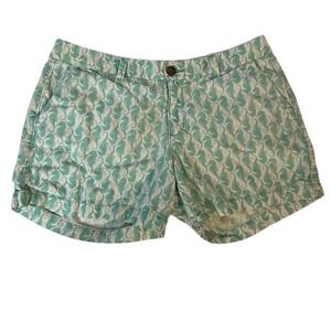 OLD NAVY Women's Size 8 Seahorse Shorts Button Front Zipper Back & Front Pockets
